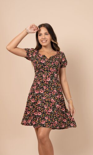 Vestido Venecia - Negro