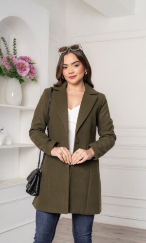 Abrigo Largo Jami - Verde Militar