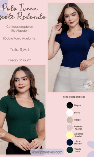 Polo Iveen - Escote Redondo